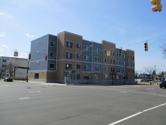 Exterior, Facade, Condo Building