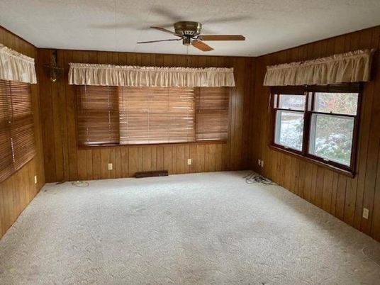 Empty room, Interior, Wooden Walls