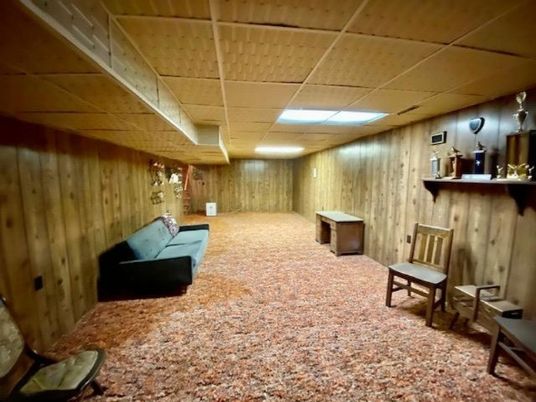 Interior, Recessed Lighting, Wooden Walls