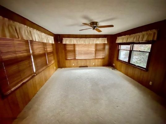 Empty room, Interior, Wooden Walls