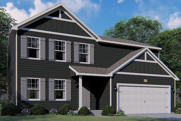 Attached, Exterior, Facade, American Craftsman