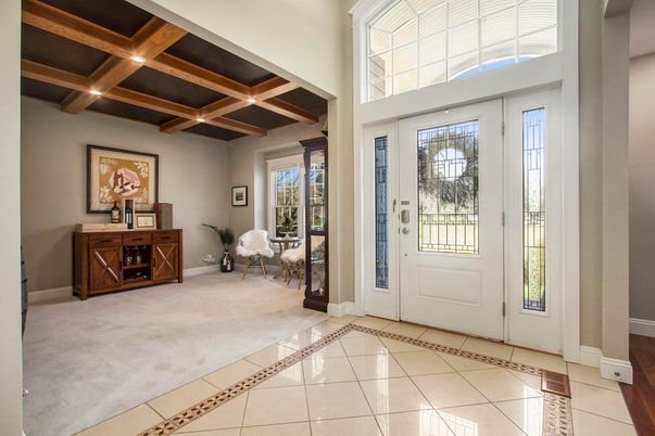 Interior, Recessed Lighting, Wooden Beams