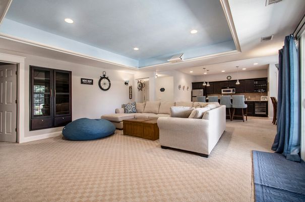 Interior, Kitchen, Living room, Pendant Lights, Recessed Lighting