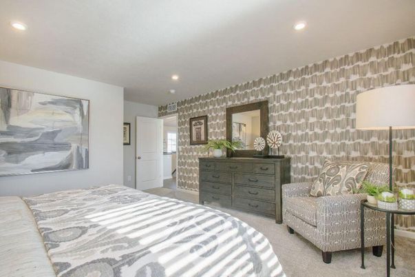Bedroom, Interior, Recessed Lighting