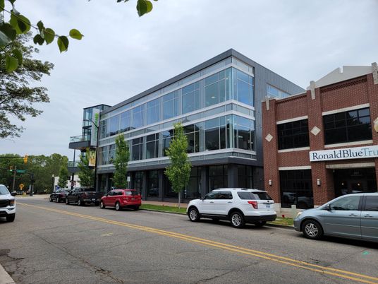 Exterior, Facade, Brick Facade, Condo Building