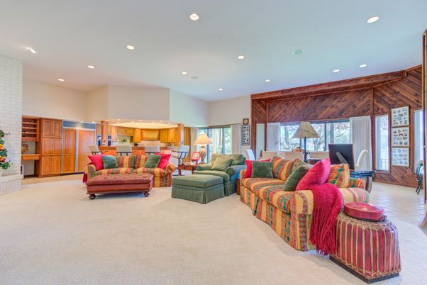 Interior, Kitchen, Living room, Recessed Lighting