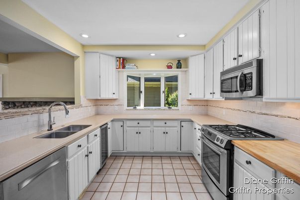 Interior, Kitchen, Recessed Lighting, Stainless Steel Appliances