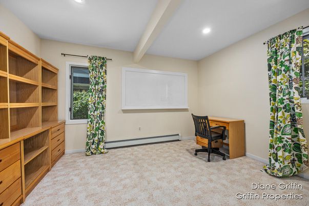 Home Office, Interior, Recessed Lighting