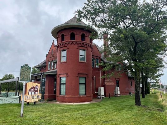 Backyard, Exterior, Facade, Brick Facade, Queen Anne Victorian