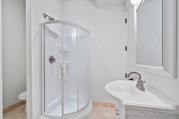 Bathroom, Glass Shower, Interior