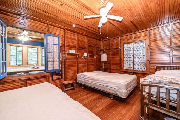 Bedroom, Interior, Wooden Ceilings, Wood Texture Flooring, Wooden Walls