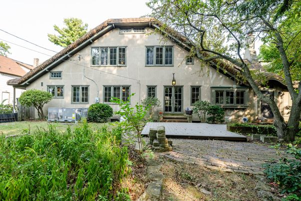 Backyard, Exterior, Facade, Mediterranean