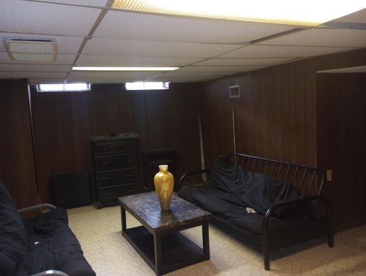 Interior, Living room, Wooden Walls