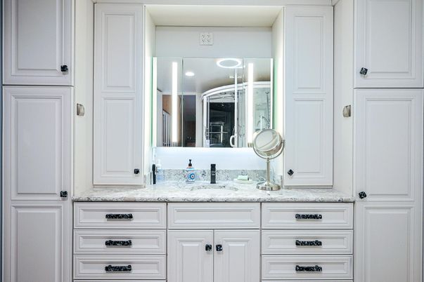Bathroom, Interior, Recessed Lighting