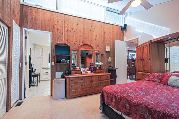 Bedroom, Interior, Recessed Lighting