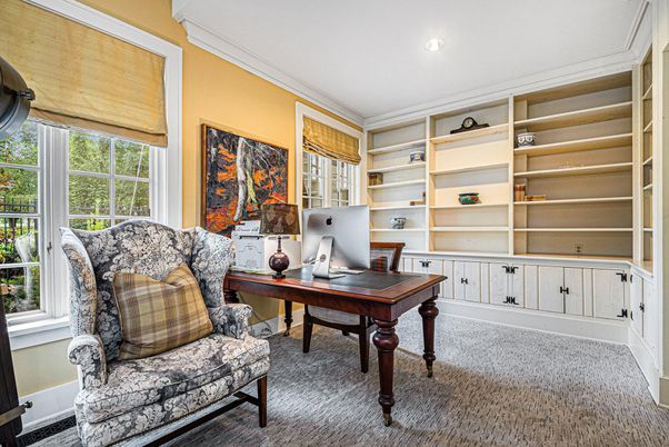 Home Office, Interior, Recessed Lighting