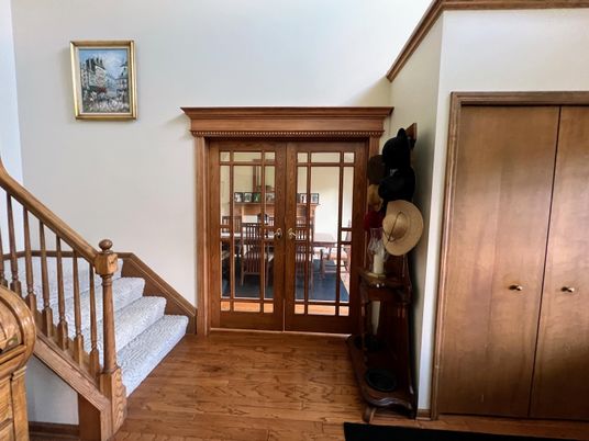 Dining room, Interior, Wood Texture Flooring