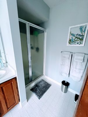 Bathroom, Glass Shower, Interior