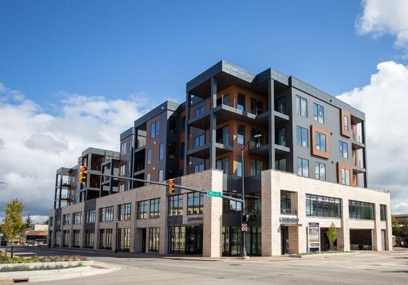Exterior, Facade, Condo Building