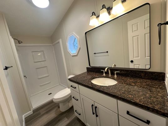 Bathroom, Interior, Wood Texture Flooring