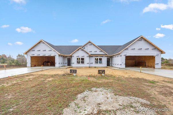 Attached, Backyard, Exterior, Facade, Farmhouse