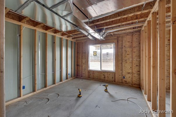 Empty room, Interior, Wooden Beams, Wooden Walls