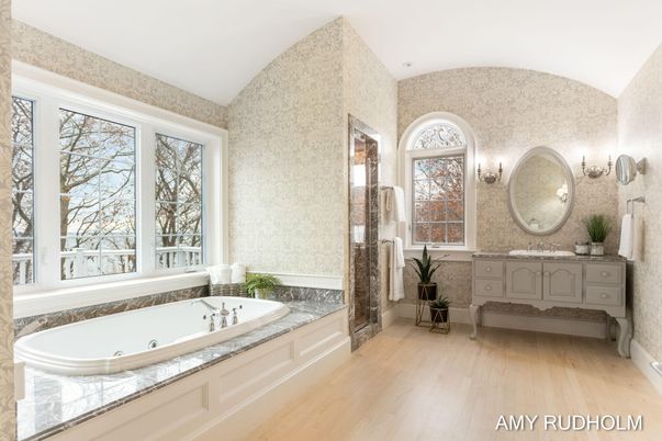 Bathroom, Interior, Wood Texture Flooring
