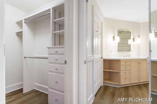 Interior, Walk-in Closets, Wood Texture Flooring