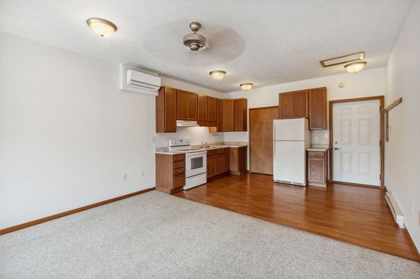 Empty room, Interior, Kitchen, Wood Texture Flooring