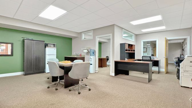 Home Office, Interior, Recessed Lighting