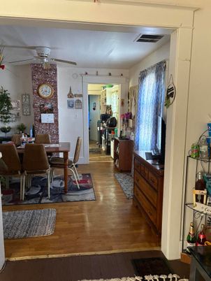Dining room, Interior, Wood Texture Flooring