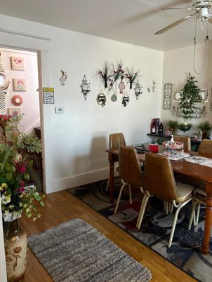 Dining room, Interior, Wood Texture Flooring