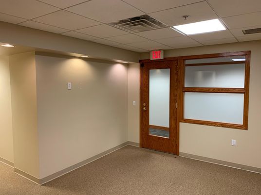 Empty room, Interior, Recessed Lighting