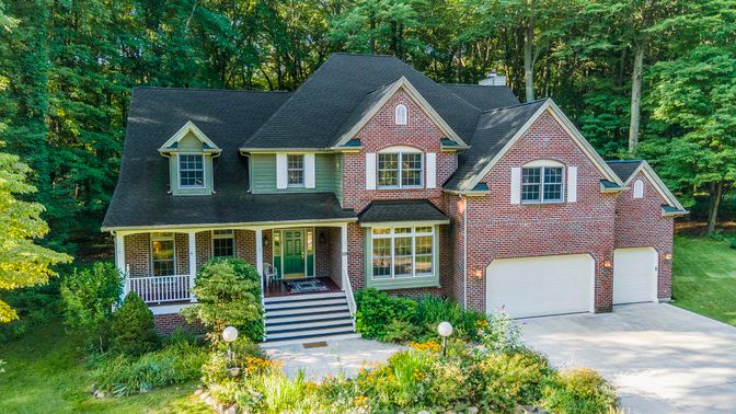 Attached, Exterior, Facade, Brick Facade, Brick Traditional