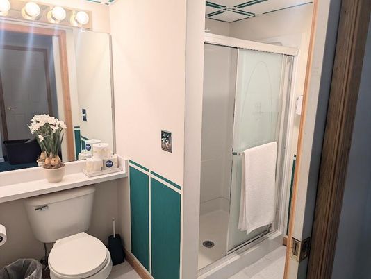 Bathroom, Glass Shower, Interior