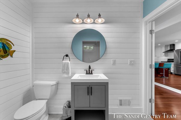 Bathroom, Interior, Wood Texture Flooring