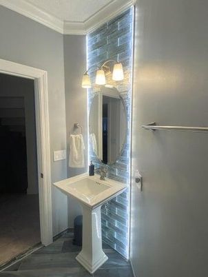 Bathroom, Interior, Wood Texture Flooring