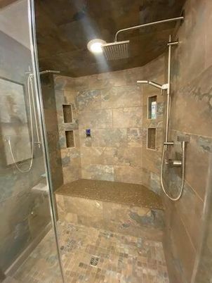 Bathroom, Glass Shower, Interior