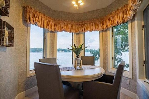 Dining room, Interior, Water