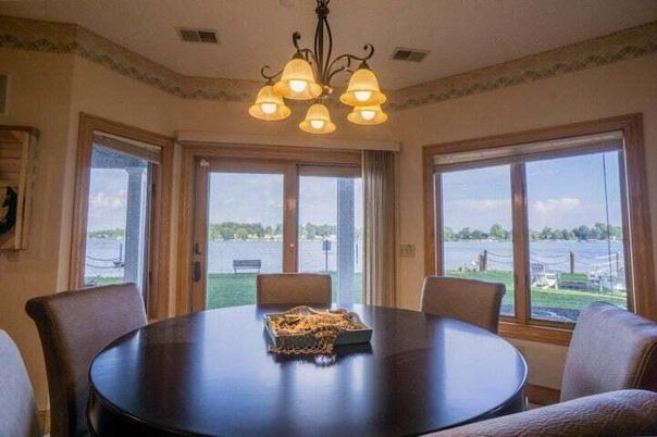 Chandelier, Dining room, Interior, Water