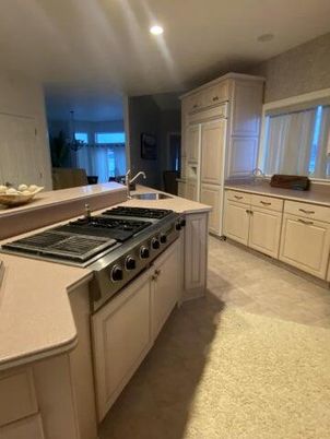 Interior, Kitchen, Recessed Lighting, Stainless Steel Appliances