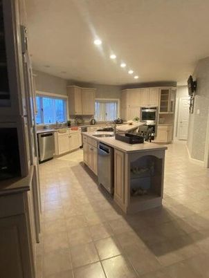 Interior, Kitchen, Recessed Lighting, Stainless Steel Appliances