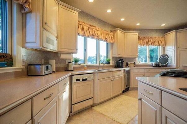 Interior, Kitchen, Recessed Lighting, Stainless Steel Appliances