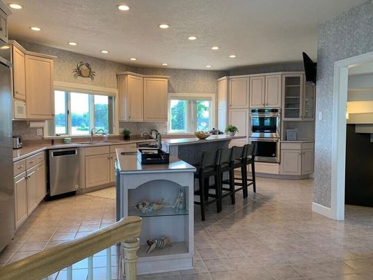 Interior, Kitchen, Recessed Lighting, Stainless Steel Appliances