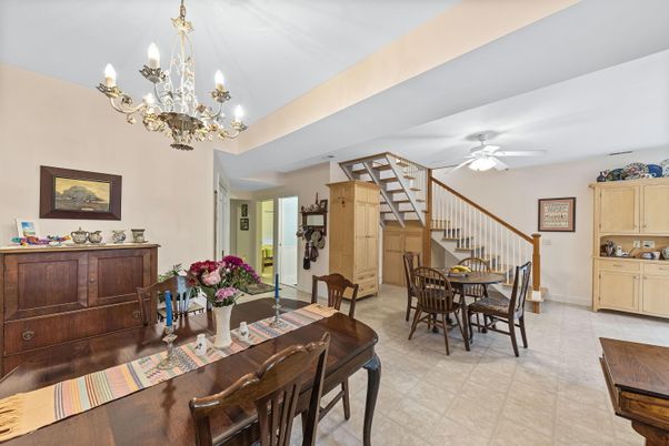 Chandelier, Dining room, Interior