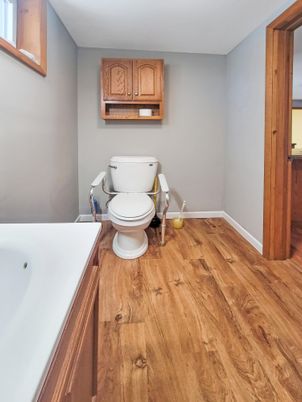 Bathroom, Interior, Wood Texture Flooring