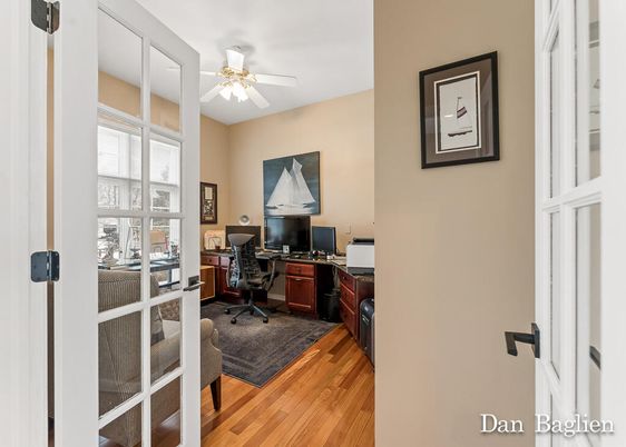 Home Office, Interior, Wood Texture Flooring