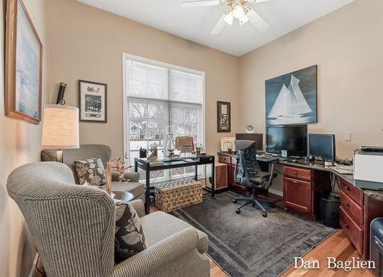 Home Office, Interior, Wood Texture Flooring