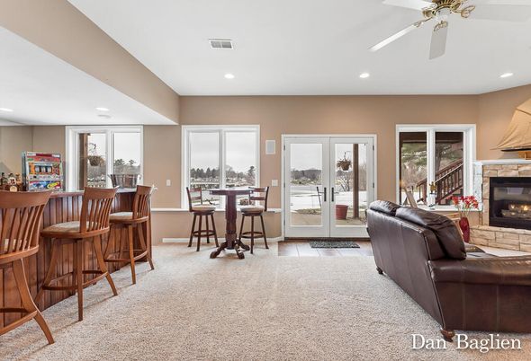 Fireplace, Interior, Recessed Lighting