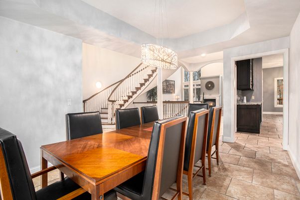 Dining room, Interior, Pendant Lights